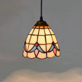 Retro Baroque for Living Room Hanging Lamp Lighting Led Decorative Pendant Light Stained Glass Lampshade  Tiffany Chandelier
