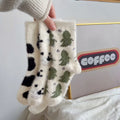 Low Moq Custom Woman Sleeping Socks Print Novelty Socks Men Women Socks