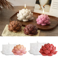 3D Moule En Silicone Pour Bougie Lotus Flower Silicone Candle Mould Aromatherapy Gypsum Cement Plaster Candle Epoxy Casting Mold
