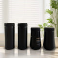 Customizable 10g Black Mini Loose Powder Containers Empty Cosmetic Plastic Talcum Powder Bottle for Shampoo Spray Bottle Use