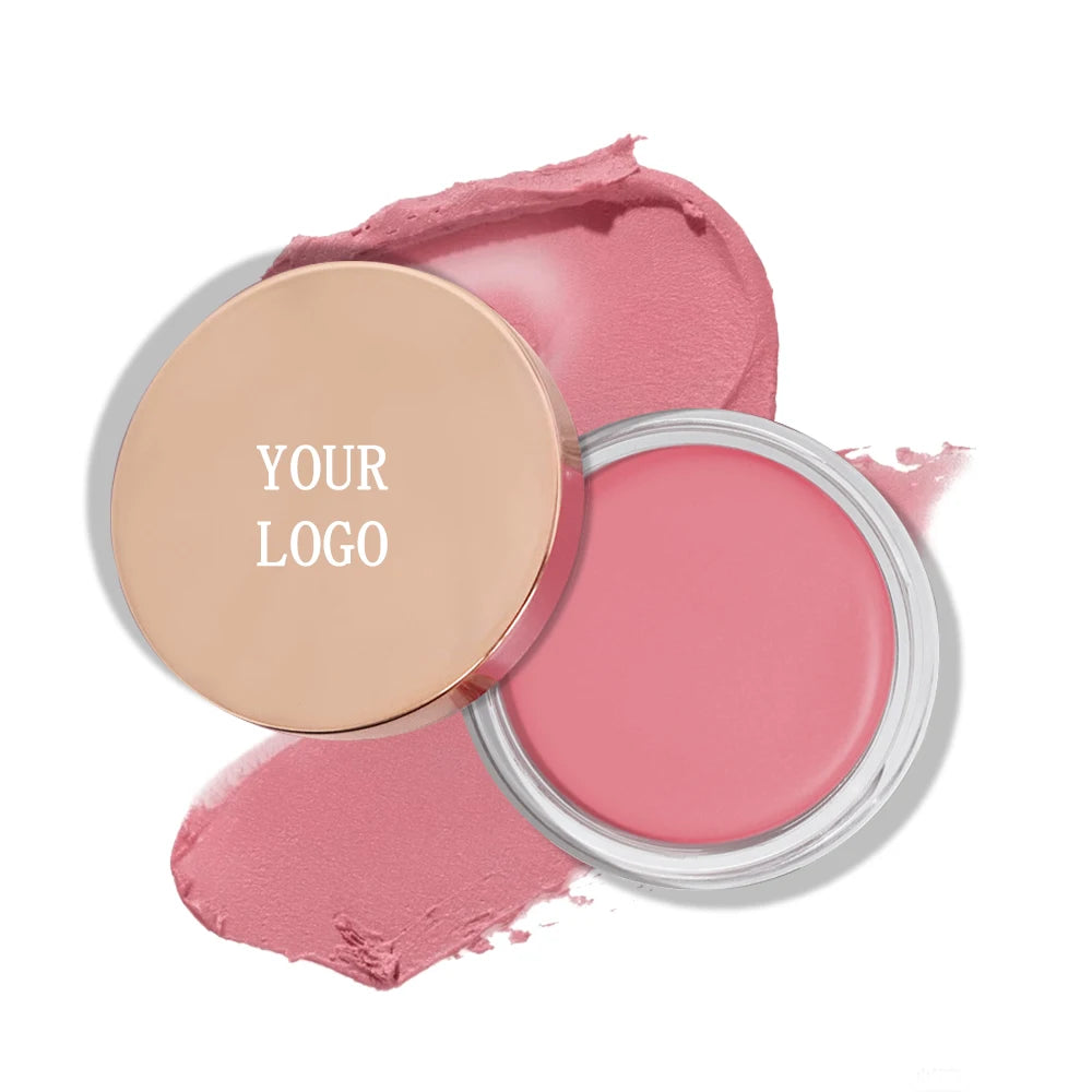 Cheek Tint Creamy Blush Waterproof Highly Pigmented Buildable Color Fluffy Blushy Cream Blush for Cheeks