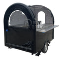 2025 Support Custom Modern Mobile Fiberglass Food Cart Deep Fryer Catering Ice Food Truck Van Trailer for Sale