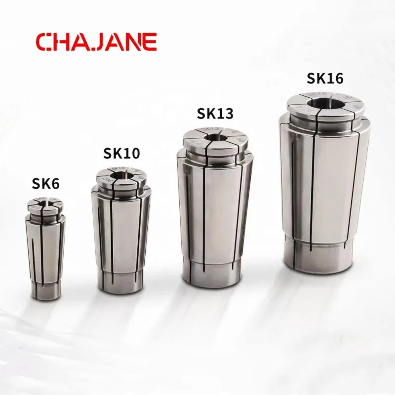 SK06 SK10 SK16 SK20 SK25 Steel Hydraulic Spring Collet Chuck Cam Clamping Manual Power Tool Holder for CNC Engraving Lathe Mill
