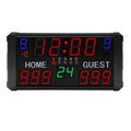 14-digits Number Display Electronic Scoreboard Indoor Ball Sports Scoring LED Digital Basketball Scoreboard with 24s Shot Clock