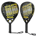 AMA SPORT Amazing Design Custom Brand Diamond Shape Carbon Fiber 12K Padel Racket Tennis Racquet Professional CN Manufacturer
