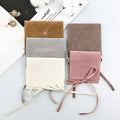 CSMD China Supplier Customized Personality Small Size Wedding Souvenirs Soft Flannel Fabric Pink Dust Bag for Beauty Accessories