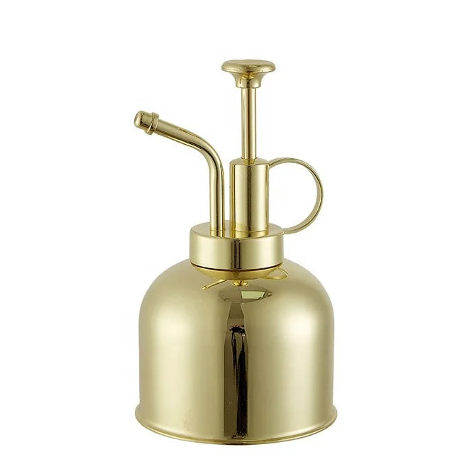 300ml Stainless Steel Nordic Style Vintage Plant Mister Spray Bottle with Top Pump