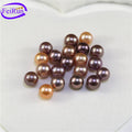 FEIRUN 9-10mm pink purple Loose Pearl Wholesale Freshwater Pearl MegaBDM