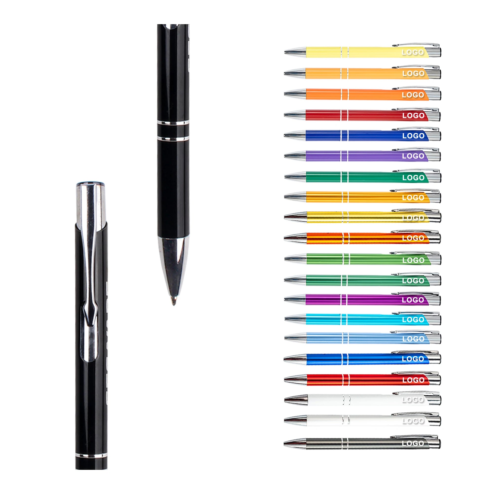 Custom 1.0mm Writing Width Personalized Laser Engraved Metal Ballpoint Gifts Custom Laser Engraved Personalized Metal Ballpoint