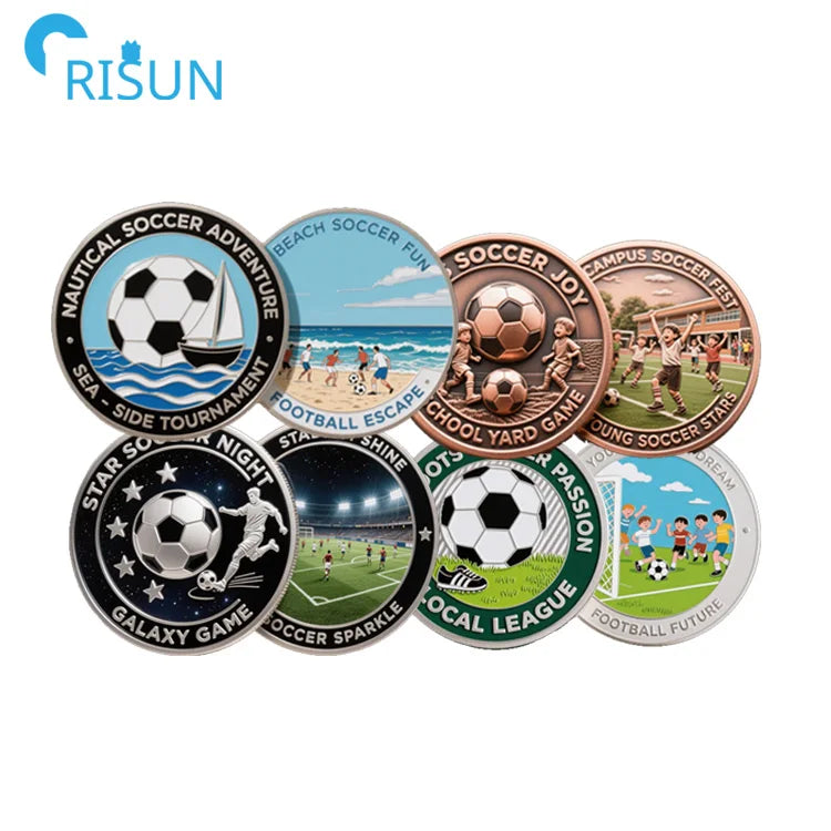 Manufacturers Metal Customized 3D Logo Enamel Motivational Sports Challenge Coin Soccer Football Basketball Team Challenge Coins