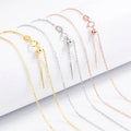 SP S925 Sterling Silver 1.3MM Chain Good Quality Silver Chain 925 Chain Necklace MegaBDM