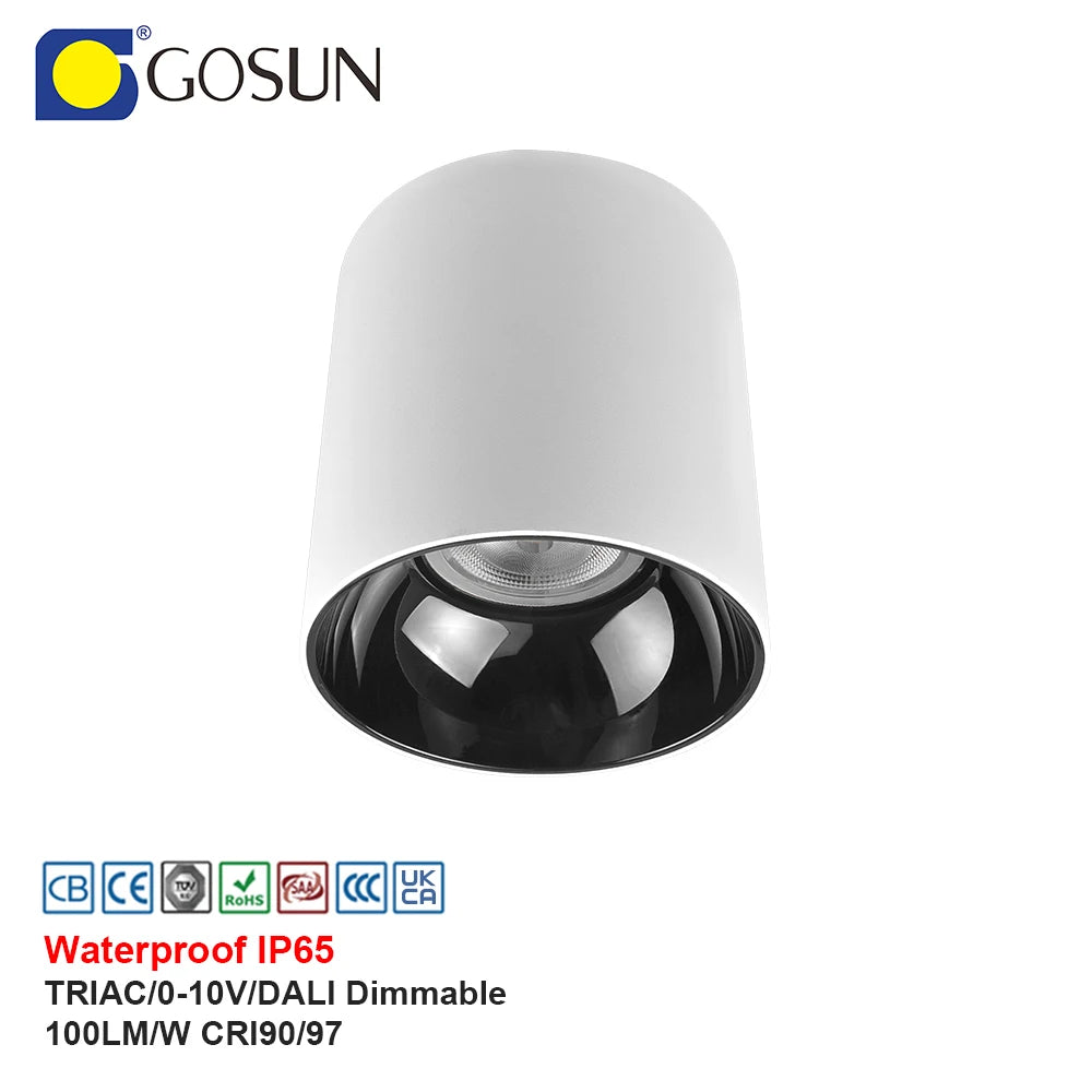 Led Aluminum Profile COB 52W Aluminum Led Downlight Waterproof Adjustable Surface Mounted LED Downlight
