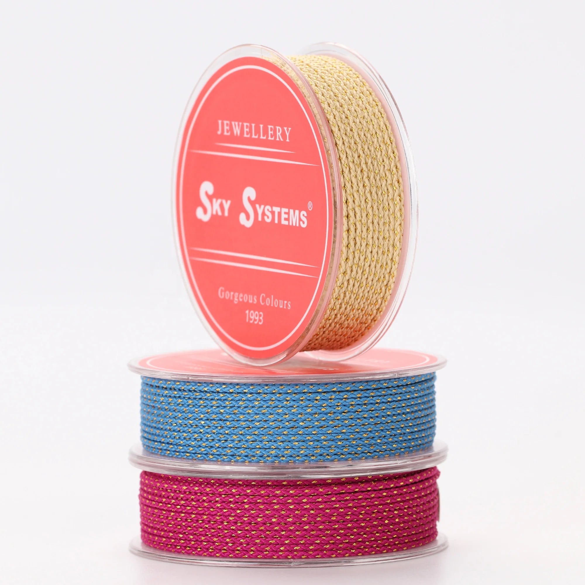 SKY M2 1~1.5mm Jewelry Cord Polyester Cord Jewelry Accessories Bracelet and Necklace Material 81 Colors