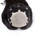 Microline Mesh Integrates Half Wig Brazilian Virgin Human Hair Breathable Natural Silk Top Fishnet Wig