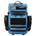 Custom Logo Peacock Blue 45L Waterproof Camping Sport Travel Bag Large Gym Backpack Gym Bag