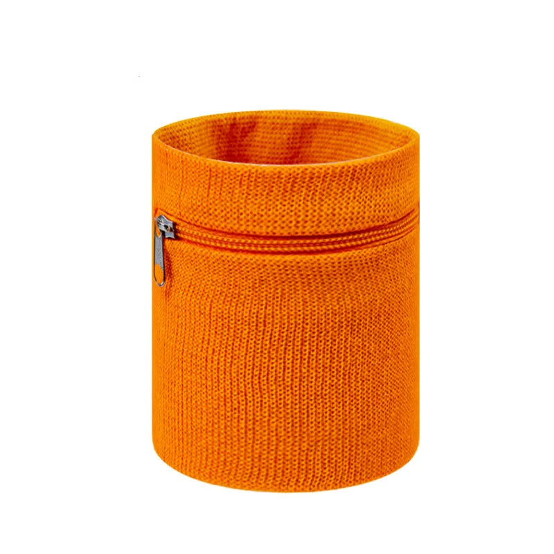 Special Design Unisex Sports Wristbands Wholesale High Quality Gym Wristband Zipper Pocket Wristbands Sports With logo Custom