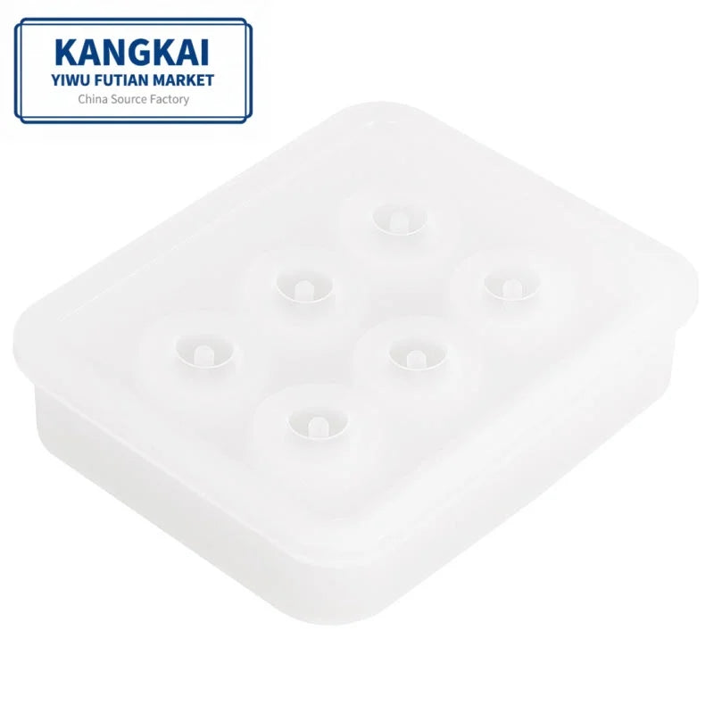 Transparent Liquid Silicone Rubber RoundJewelry Mold Making Round Beads Epoxy Pendant Resin Craft Moulds for Handmade Crafts