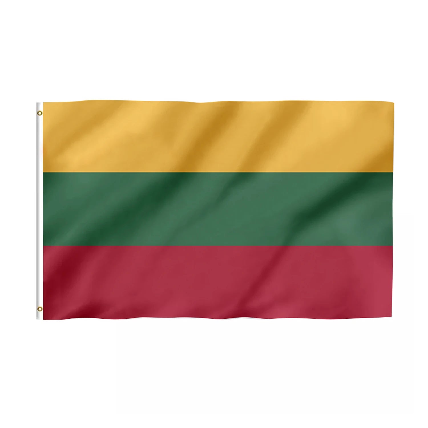 Promotional Product Banderas De Danza Worship 100%Polyester Outdoor Decoration Custom Lithuania Lithuanian Flag
