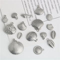 Stainless Steel Conch Pendant Necklace Bracelet Accessories Taige Jewelry Steel Diy Jewelry Accessories