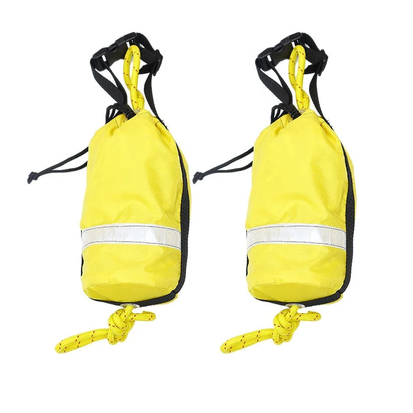 NiuFuRui Marine Safety Float Paracord Throw Rope Rescue Bag High Strength 35kN Breaking Force 5m-20m Length for Water Rescue