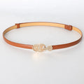 Adjustable Decorative Dress Waist Belt Versatile Fashionable Skirt Assembled with Chain for Suit