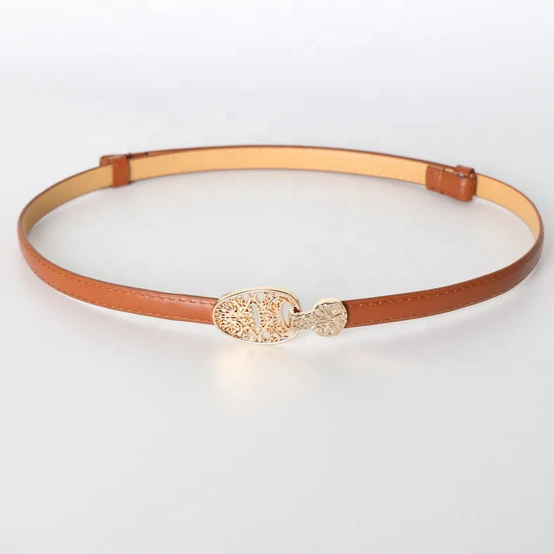 Adjustable Decorative Dress Waist Belt Versatile Fashionable Skirt Assembled with Chain for Suit