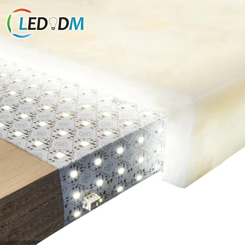 24v 420leds/PC  500*233mm Cuttable Flexible Led Panel Sheet Light for Kitchen Countertop Marble Stone Onyx Backlighting