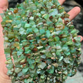 Factory Price Irregular Raw Natural Chrysoprase Gemstone Chip Stone Loose Beads for Jewelry Making Chrysoprase Chips