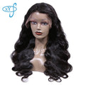 XYS Cheapest Ready to Ship Human Hair Wigs Clean and Healthy No Shedding 13X4 Body Wave Frontal Hair Wig for Black Women