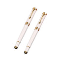 Professional Pen Supplier in Stock Classic White Metal Roller Ballpoint Pen Luxury Gift for Business Wedding