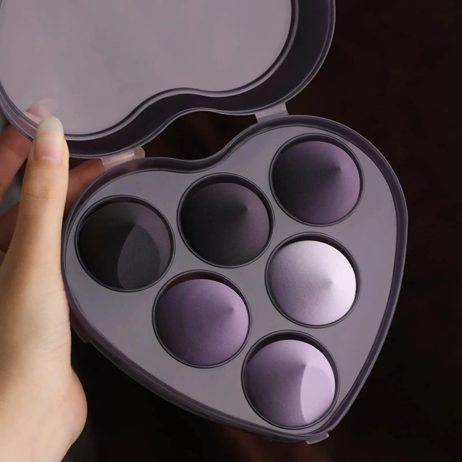 6pcs Foundation Face Powder Puff Makeup Egg Beauty Tools Blender Cosmetic Sponges for Blending Makeup
