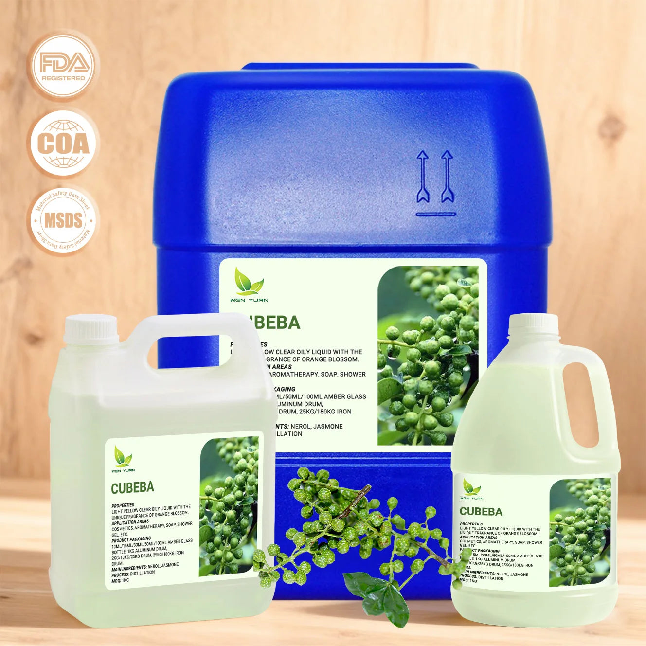 Wholesale May Chang Essential Oil Litsea Cubeba 100% Pure Citral Rich for Lemon Scented Soap Making Cleaning MSDS COA Certified