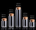 30ml 50ml 65ml 90ml Clear Glass Message Wishing Storage Bottles Manufacture Bottle with Cork Top