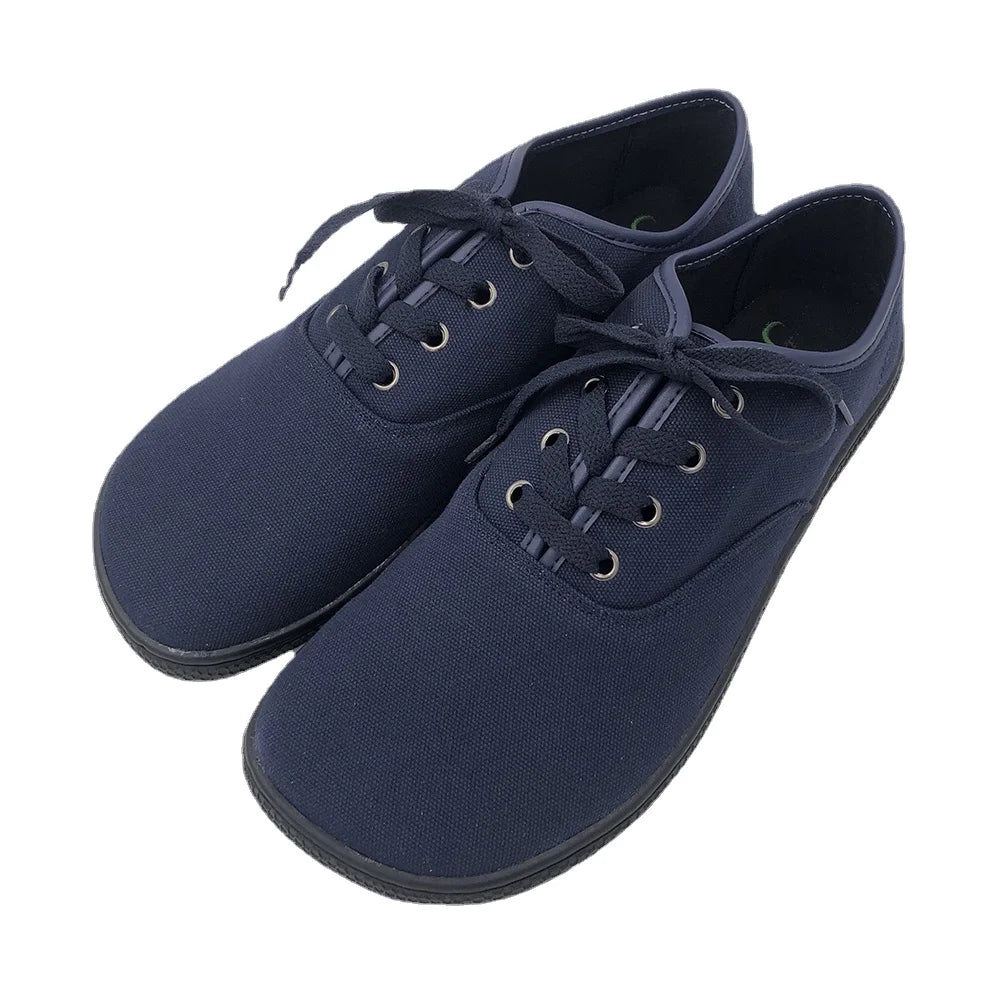 TipsieToes Genuine Leather Minimalist Barefoot Shoes for Men Women Autumn Daily Life Training Cross Casual Running Slip-On