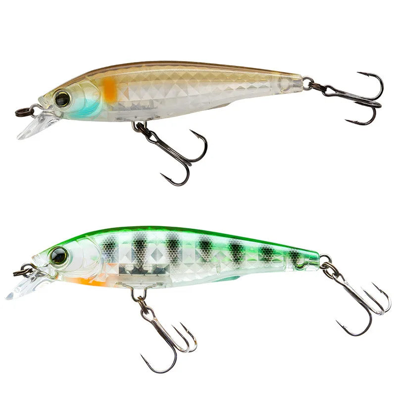 9cm 9.2g 3D Minnow 3DR-X Prism Reflective Floating Minnow with Vibrating Beads Freshwater Seawater Fishing Lures Bait