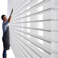 Rechargeable Motor Anti-Uv Polyester Silhouette Roller Blinds Horizontal Shangri-La Blinds Sheer Blind Shades for Office Room