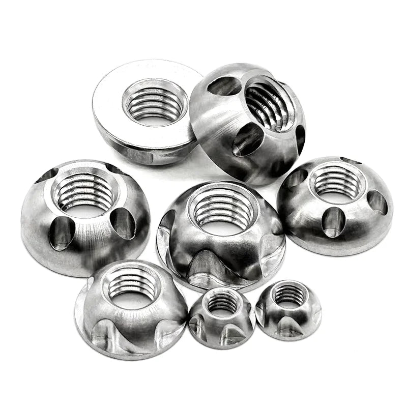Anti Screw Bolt Theft M3 Security M2 Car Antitheft Vandal Nut Black X 6Mm Screws 5 Lobe Three Slots M6 1 12 Mm
