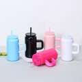 Custom 16oz Sublimation Stainless Steel Mug Double Wall Vacuum Insulated Soda Can with Handle