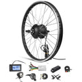 CZ Kunray 350W Brushless Hub Motor Wheel 36V 48V IP54 Lithium Battery 9-Speed Front/Rear Electric Bike Conversion Kit 135-142mm
