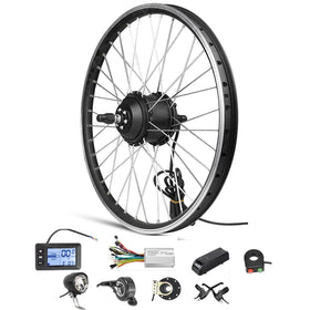 CZ Kunray 350W Brushless Hub Motor Wheel 36V 48V IP54 Lithium Battery 9-Speed Front/Rear Electric Bike Conversion Kit 135-142mm