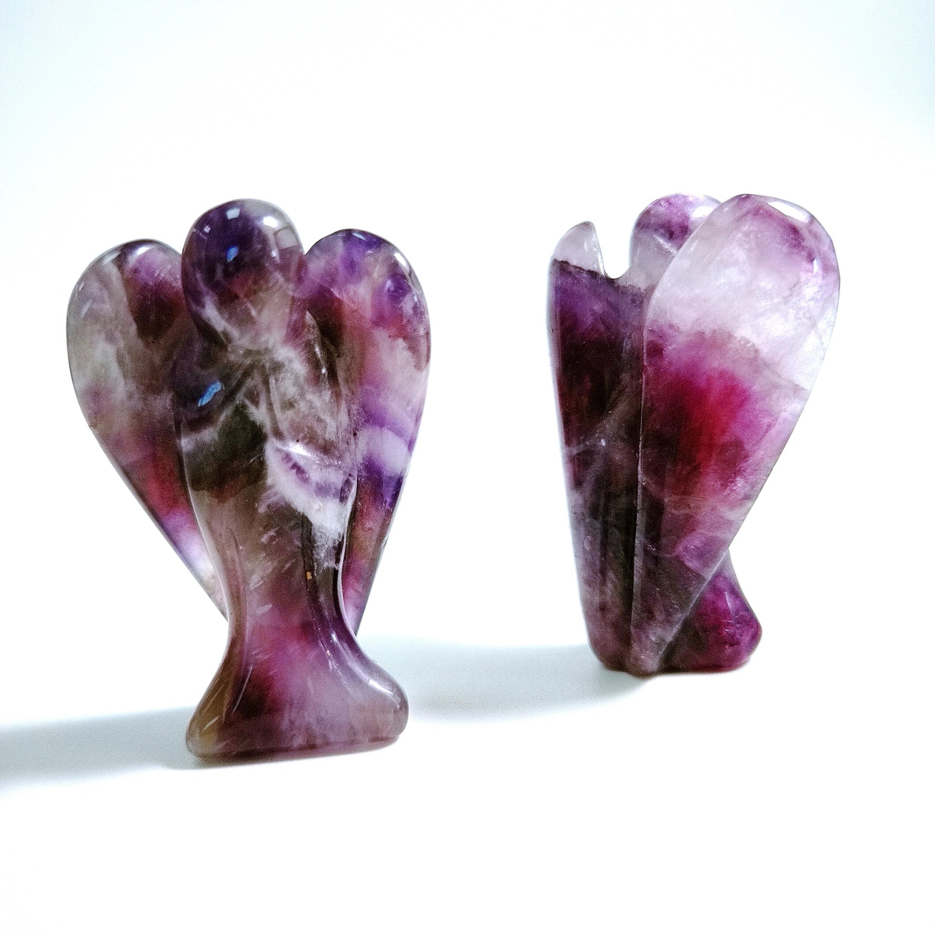 Huiying Home Decoration Indoor 2 Inch Amethyst Stone Angel Statue