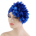Best Seller Wholesale Fashion Muslim Hijabs Twisted Headband Turban Hats Women Big Flower Turban