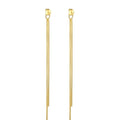 Wholesale 925 Sterling Silver Accessories Earrings Wire Snake Chain Tassel Stud Earrings for Jewelry Making