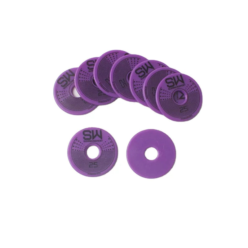 Multi Color Plastic Game Token Cheap Plastic Token Coin with Custom logo