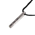 Vintage 925 Sterling Silver Nordic Viking Rune Month Necklace for Men Women 60cm Adjustable Rope String