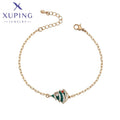 Xuping Jewelry Trendy Festival Gift Christmas Tree Charm Chain Link 18K Gold Plated Copper Women Bracelet