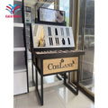 Metal Shop Display Shelving Mascara Makeup Display Stand Cosmetic Display Shelves