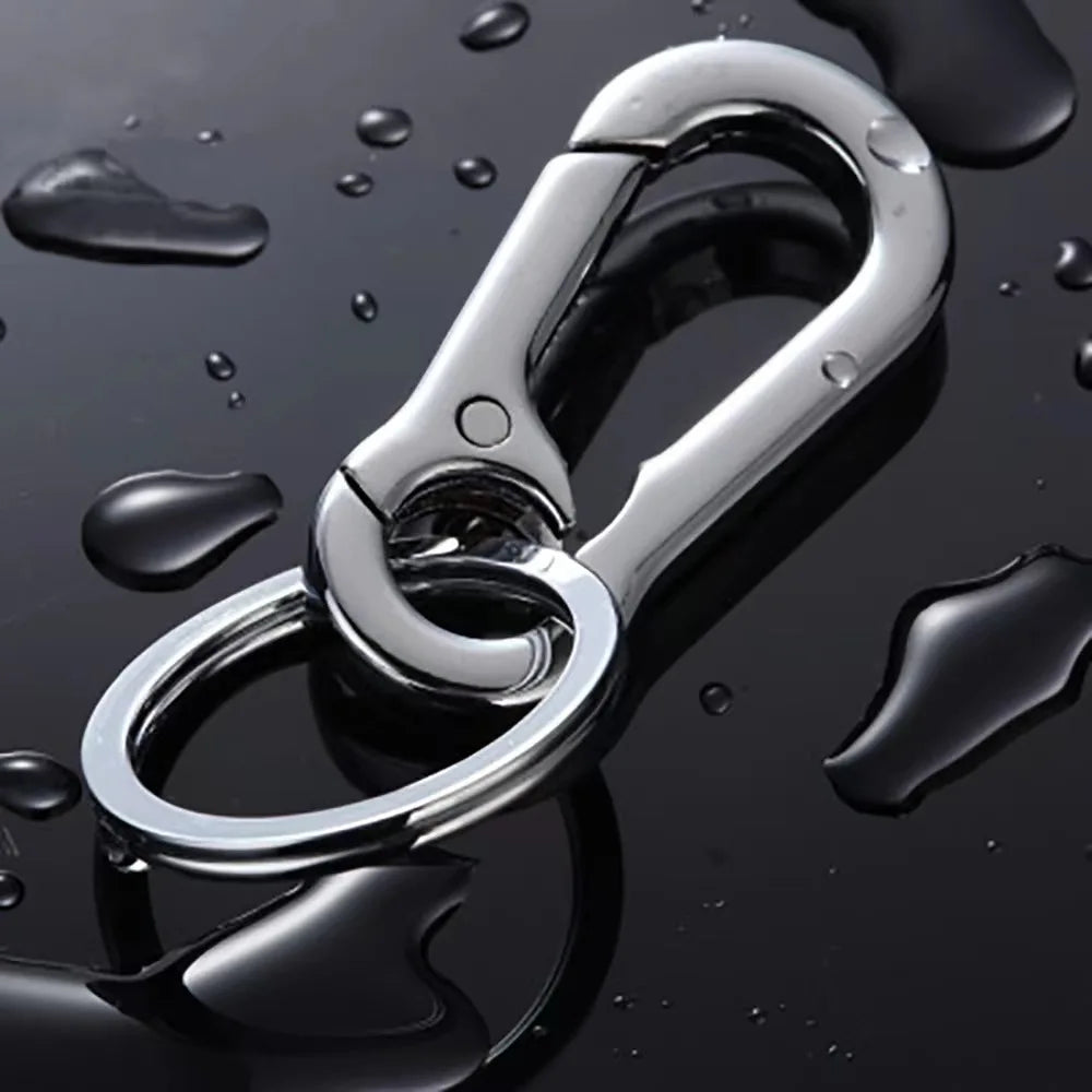 Men's New Metal Simple Style Mountaineering Key Chain Car Pendant Wholesale Key Chain Ring