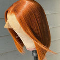Natural Color Short Bob Wigs Lace Front Brazilian Virgin Full Lace Human Hair Wig Hd Lace Frontal Wigs for Black Women
