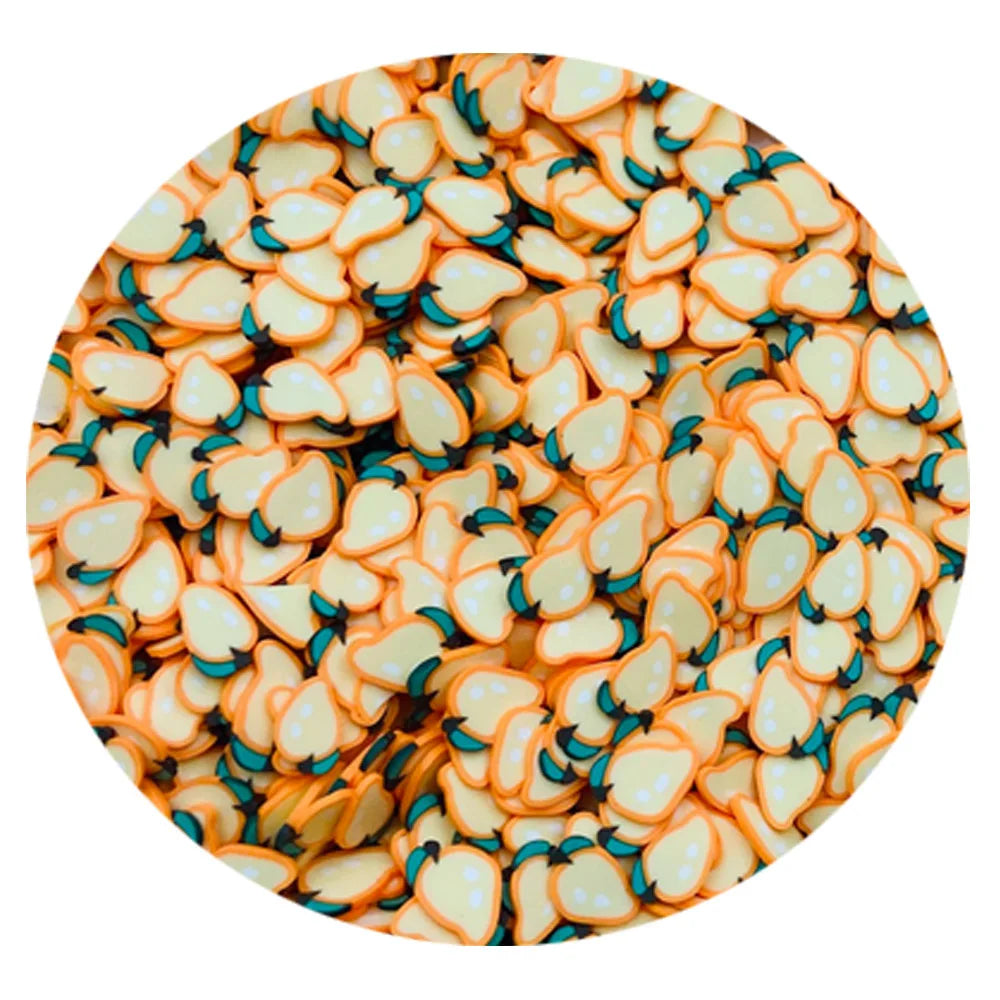 Mixed Fruits Slice Polymer Hot Clay Sprinkles Mango Sprinkles for Crafts DIY Slime Filling Accessories Nail Art